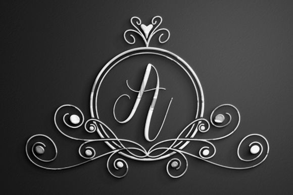 A Monogram Font for Elegant Maker Branding