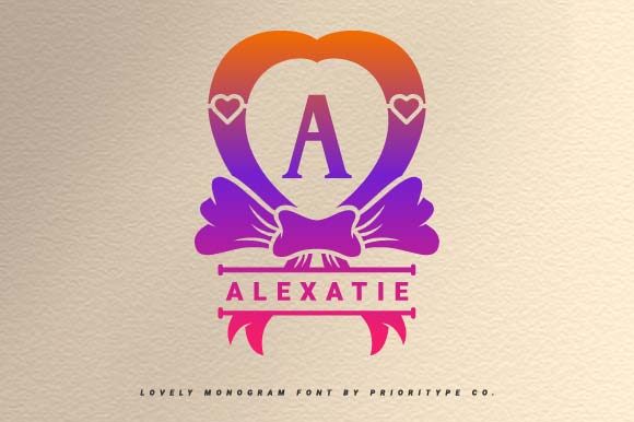 Alexatie Font: A Sweet Decorative Typeface for Makers