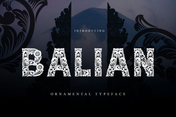 Balian Typeface for Elegant Editorial Design