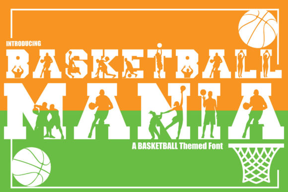 Basketball Mania: A Bold Decorative Font for Sports Design