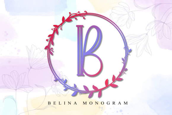 Belina Monogram: A Sweet Decorative Typeface for Web
