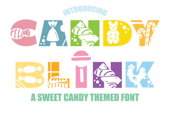 Candy Blink: A Bold Typeface for Friendly Designs