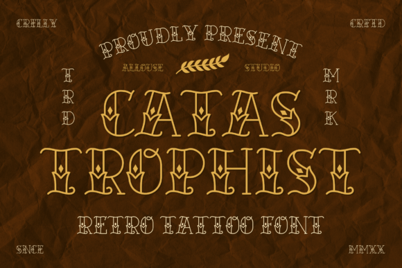 Catastrophist: The Ultimate Decorative Font for Crafters