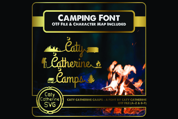 Caty Catherine Camping: A Playful Decorative Font Review