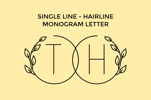 Circle Line Font for Modern Web Design
