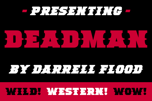 Deadman: A Bold Western Typeface for Branding