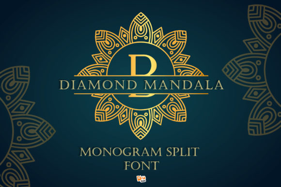 Diamond Mandala Monogram Typeface Review