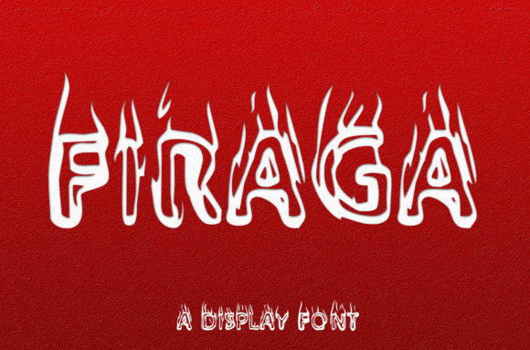 Firaga: A Fiery Decorative Font for Web Design