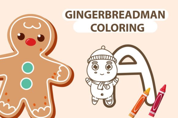 Gingerbread Man Coloring Font Review for Designers