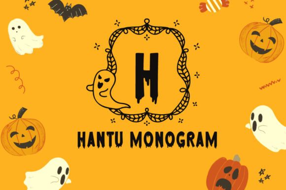 Hantu Monogram: A Spooky Typeface for Makers