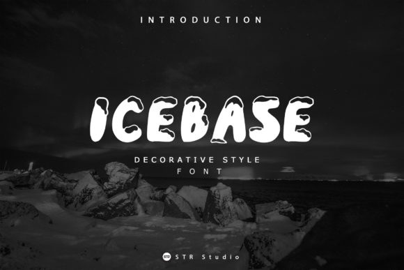 Icebase: The Wintery Decorative Font for Cold-Season Campaigns