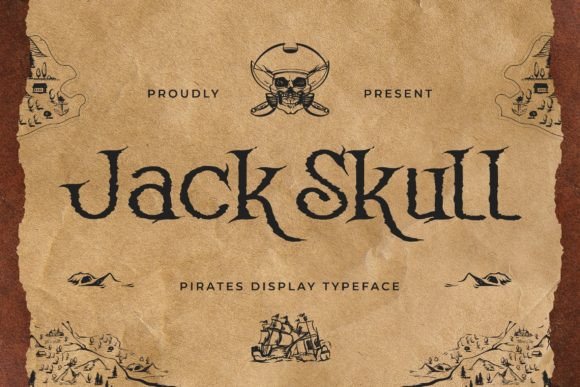 Jack Skull Font for Bold Web Typography