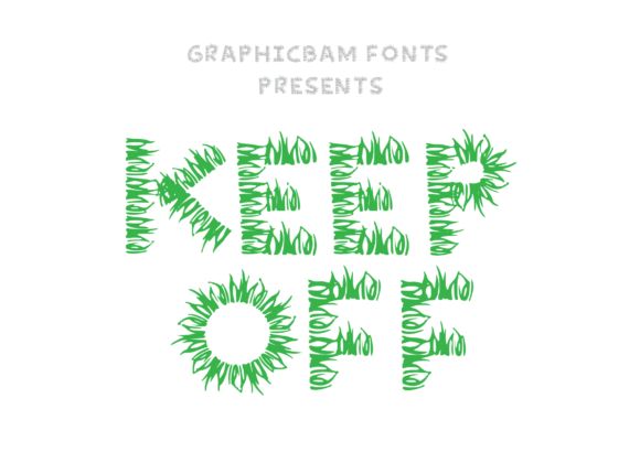 Keep Off Font: A Unique Decorative Typeface for Bold Designs