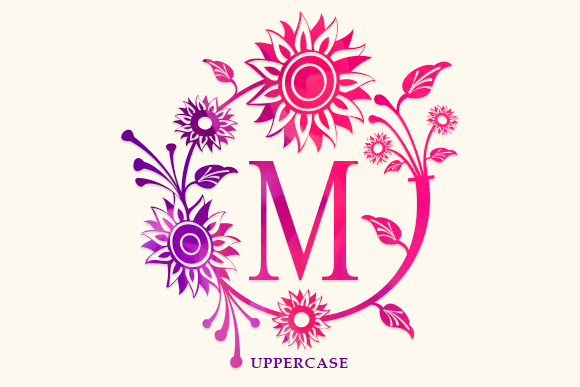 Morina Monogram Font for Crafters