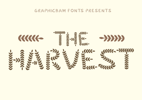 The Harvest: A Casual Decorative Font for Branding