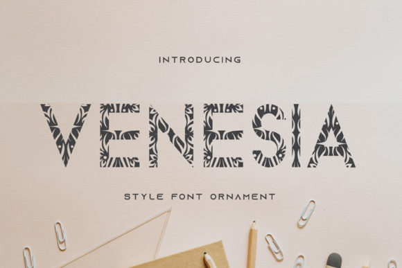 Venesia: A Fresh Decorative Font for Makers