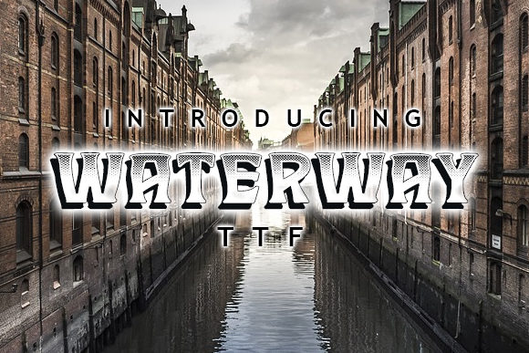 Waterway Font: A Premium Decorative Typeface Review