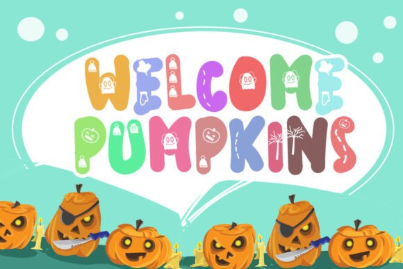 Welcome Pumpkins: A Sweet Decorative Font for Campaigns
