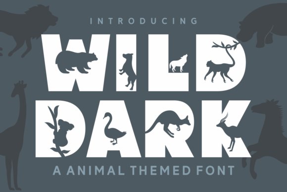 Wild Dark Font for Playful Branding
